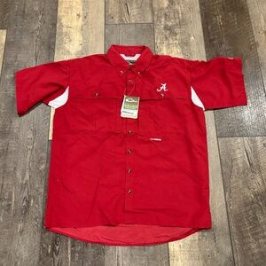 Alabama Short Sleeve Button Down Drake Medium (New with Tags)